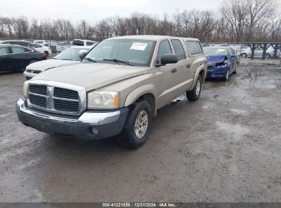 2005 DODGE DAKOTA SLT Gold  Gasoline 1D7HW48N25S273595 photo #3