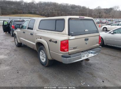 2005 DODGE DAKOTA SLT Gold  Gasoline 1D7HW48N25S273595 photo #4