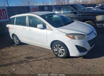 2012 MAZDA MAZDA5 SPORT White  Gasoline JM1CW2BL8C0106876 photo #1