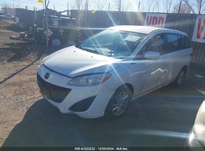 2012 MAZDA MAZDA5 SPORT White  Gasoline JM1CW2BL8C0106876 photo #3