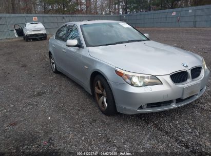 2005 BMW 530I Silver  Gasoline WBANA73555CR58430 photo #1