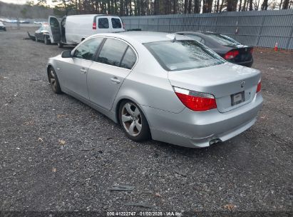 2005 BMW 530I Silver  Gasoline WBANA73555CR58430 photo #4