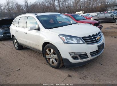 2014 CHEVROLET TRAVERSE LTZ White  Gasoline 1GNKVJKD8EJ132612 photo #1