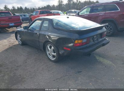 1985 PORSCHE 944 Black  Gasoline WP0AA0944FN454593 photo #4