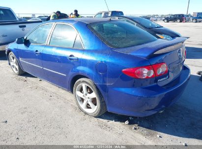 2004 MAZDA MAZDA6 S Blue  Gasoline 1YVFP80D345N88924 photo #4