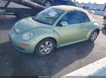 2007 VOLKSWAGEN NEW BEETLE 2.5 Green  Gasoline 3VWRF31Y17M403971 photo #3