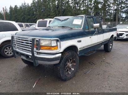 1996 FORD F250 Green  Gasoline 1FTHX26G3TEA37596 photo #3