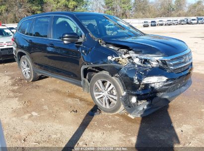 2018 HONDA PILOT EX-L Black  Gasoline 5FNYF5H54JB020754 photo #1