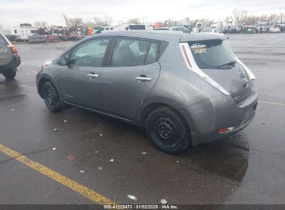 2015 NISSAN LEAF S Gray  Electric 1N4AZ0CP8FC313734 photo #4