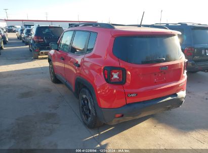 2017 JEEP RENEGADE SPORT FWD Red  gas ZACCJAAB7HPE60973 photo #4