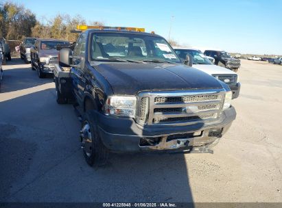 2007 FORD F-450 CHASSIS XL/XLT Black chassis diesel 1FDXF47P17EA69134 photo #1