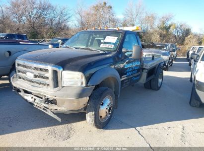 2007 FORD F-450 CHASSIS XL/XLT Black chassis diesel 1FDXF47P17EA69134 photo #3