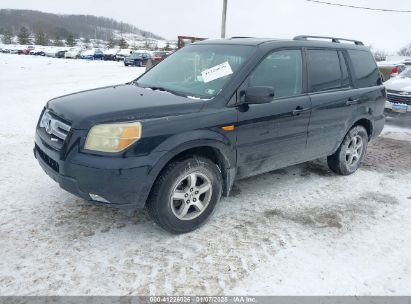 2006 HONDA PILOT EX-L Black  Gasoline 2HKYF18756H514088 photo #3