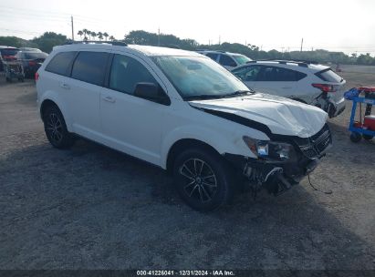 2018 DODGE JOURNEY SE White  Gasoline 3C4PDCAB2JT294431 photo #1