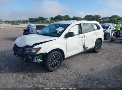 2018 DODGE JOURNEY SE White  Gasoline 3C4PDCAB2JT294431 photo #3