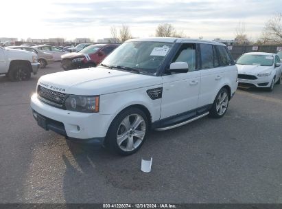 2012 LAND ROVER RANGE ROVER SPORT HSE White  Gasoline SALSK2D46CA738131 photo #3