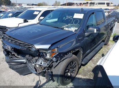 2022 GMC SIERRA 1500 LIMITED 4WD  SHORT BOX ELEVATION Gray  Gasoline 1GTU9CED8NZ180495 photo #3