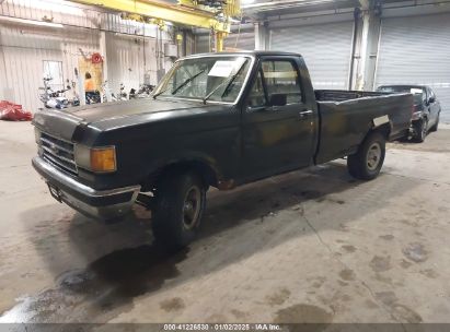 1991 FORD F150 Blue  Gasoline 2FTDF15Y8MCA05157 photo #3