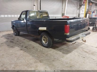 1991 FORD F150 Blue  Gasoline 2FTDF15Y8MCA05157 photo #4