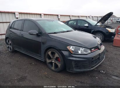 2017 VOLKSWAGEN GOLF GTI AUTOBAHN 4-DOOR/S 4-DOOR/SE 4-DOOR/SPORT 4-DOOR Black  Gasoline 3VW4T7AU0HM050891 photo #1