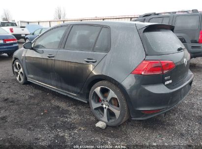 2017 VOLKSWAGEN GOLF GTI AUTOBAHN 4-DOOR/S 4-DOOR/SE 4-DOOR/SPORT 4-DOOR Black  Gasoline 3VW4T7AU0HM050891 photo #4