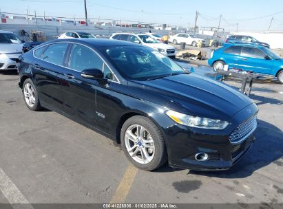 2016 FORD FUSION ENERGI TITANIUM Black  Hybrid 3FA6P0SU2GR315484 photo #1