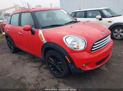 2011 MINI COOPER COUNTRYMAN Orange  Gasoline WMWZB3C51BWM01094 photo #1