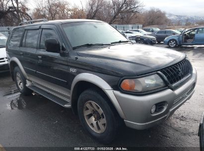 2002 MITSUBISHI MONTERO SPORT LTD Black  Gasoline JA4MT41R42P004506 photo #1