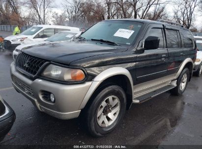 2002 MITSUBISHI MONTERO SPORT LTD Black  Gasoline JA4MT41R42P004506 photo #3