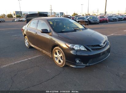 2013 TOYOTA COROLLA S/LE Black  Gasoline 5YFBU4EE4DP118914 photo #1