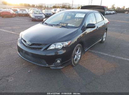 2013 TOYOTA COROLLA S/LE Black  Gasoline 5YFBU4EE4DP118914 photo #3