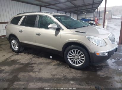 2012 BUICK ENCLAVE LEATHER Black  Gasoline 5GAKRCED8CJ323496 photo #1