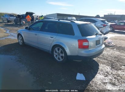 2003 AUDI A4 1.8T AVANT Black  Gasoline WAUVC68E53A235781 photo #4