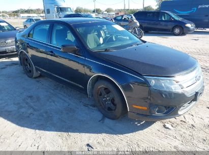 2010 FORD FUSION SE Black  Gasoline 3FAHP0HA8AR295433 photo #1