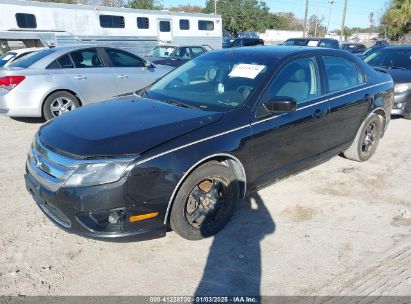 2010 FORD FUSION SE Black  Gasoline 3FAHP0HA8AR295433 photo #3