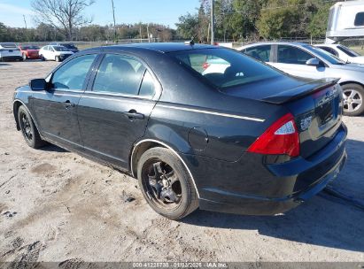 2010 FORD FUSION SE Black  Gasoline 3FAHP0HA8AR295433 photo #4