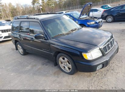 2001 SUBARU FORESTER S Black  Gasoline JF1SF65651H705179 photo #1