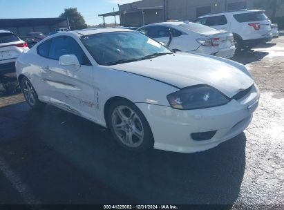 2006 HYUNDAI TIBURON GT/GT LIMITED/SE White  Gasoline KMHHN65F56U223409 photo #1