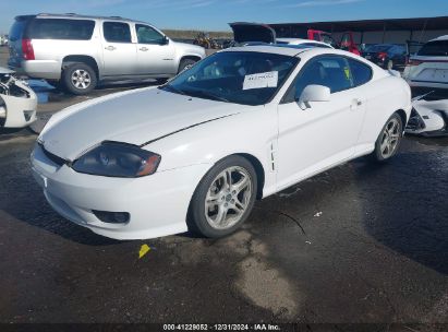 2006 HYUNDAI TIBURON GT/GT LIMITED/SE White  Gasoline KMHHN65F56U223409 photo #3