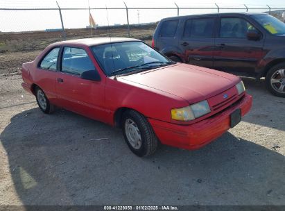 1993 FORD TEMPO GL Red  Gasoline 1FAPP31X3PK172342 photo #1