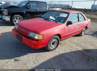 1993 FORD TEMPO GL Red  Gasoline 1FAPP31X3PK172342 photo #3