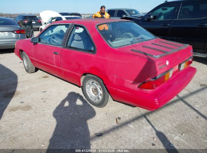 1993 FORD TEMPO GL Red  Gasoline 1FAPP31X3PK172342 photo #4