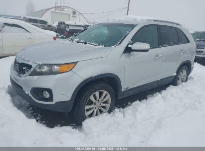 2011 KIA SORENTO LX V6 Silver  Gasoline 5XYKTDA25BG074616 photo #3