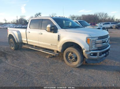 2017 FORD F-350 LARIAT White  Diesel 1FT8W3DT9HED77108 photo #1