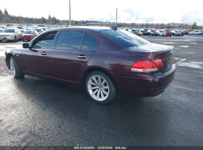 2008 BMW 750LI Burgundy  Gasoline WBAHN83548DT84067 photo #4