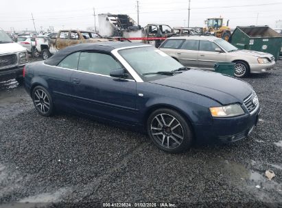 2006 AUDI A4 3.0 Blue  Gasoline WAUDT48H56K003819 photo #1