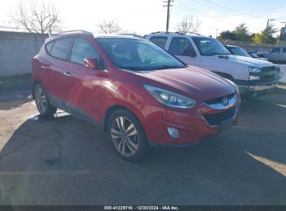 2014 HYUNDAI TUCSON LIMITED Red  Gasoline KM8JU3AG9EU819333 photo #1