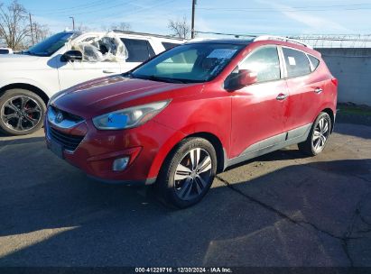 2014 HYUNDAI TUCSON LIMITED Red  Gasoline KM8JU3AG9EU819333 photo #3