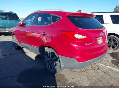 2014 HYUNDAI TUCSON LIMITED Red  Gasoline KM8JU3AG9EU819333 photo #4