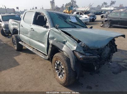 2022 TOYOTA TACOMA TRD OFF ROAD Gray  gas 3TYCZ5AN2NT096491 photo #1